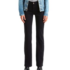 Levi's 550 Women Relaxed Bootcut Jeans Black Size 14